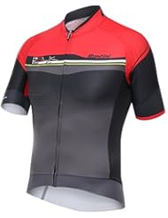 Santini SLK +, Camiseta con manga corta para hombre, Hombre, Slk+, rojo, 4XL