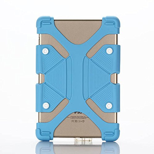 NEWSTYLE 7,9-8,5 Zoll Universal Tablet Ständer Halterung Hülle Ultra Slim Flexible Silikon Schutzhülle – Blau - 2
