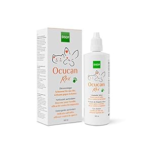 Ocucan Rex Limpiador de Oídos para Perros y Gatos, Limpiador Ótico y Auricular – 100 ml