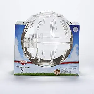 Super Pet Kaytee Run-About Mini 5-Inch Exercise Ball, Clear