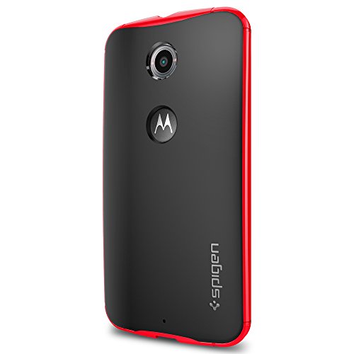Spigen SGP11240 - Funda para Nexus 6  Negro Rojo