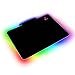 Produktbild LED Beleuchtung Hard Gaming Maus Pad, RGB Colorful Computer Notebook Mac Mäuse Matte – Schwarz