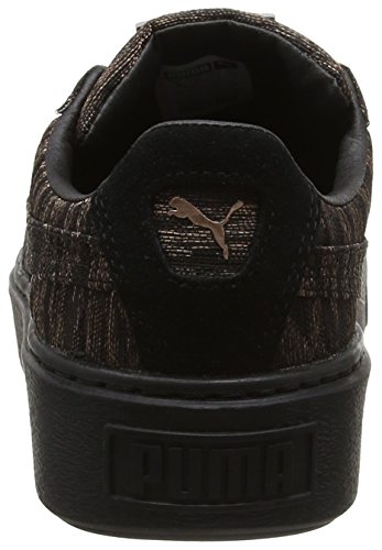 Puma Basket Platform VR, Zapatillas para Mujer, Negro Black, 40 EU