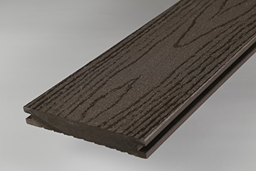 WPC Terrassendiele Volldiele Inovation 138 x 19 mm Musterbox mit allen Systemteilen - 7