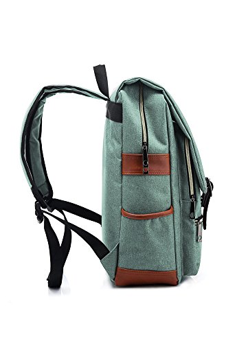 EssVita Vintage Rucksack Herren Damen Unisex School Student Oxford Laptop Rucksack Retro Rucksäcke Schulrucksack - 3