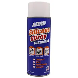 ABRO SL-900 Silicone Spray Lubricant for Door Locks, Battery Cables & Door Hinges (283g)