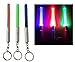 Produktbild 3er Set Lichtschwerter Grün Blau Rot Laserschwert Lichtschwert Schlüsselanhänger Lichtschwert Laser Schwert Anhänger Lampe Schlüsselanhängerlicht lustiger Schlüsselanhänger