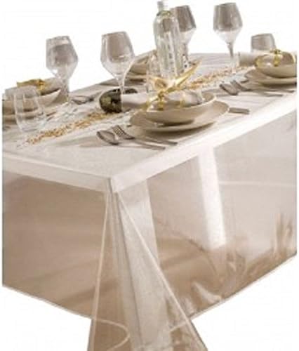 Calitex PVC Glitter Tablecloth 250 x 140 cm
