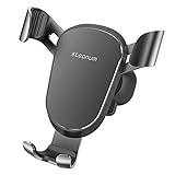 steanum Support de Téléphone pour Voiture, Porte-téléphone par Gravité de Montage avec Évent Socle de Voiture avec Rotation 360 ° Compatible avec iPhone XS/Max/X/XR Galaxy S9/S8+/S7/S6/Note 8/9 etc