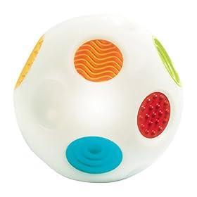 INFANTINO – Senso Sensoriel – Stimule Le Développement Sensoriel – Balle Sonore Musicale – Jouets Éducatifs – Favorise Les Compétences Motrices – pour Bébés de 9 à 36 Mois – Cadeau pour Bébé