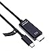 Price comparison product image USB C HDMI Cable to TV | Type C Connection Adaptor Lead for Huawei P20 / Mate 10 / Pro, Samsung Galaxy S9, S9 Plus, S8, Plus, Note 8, 9, LG V20, V30, G5, HTC 10, U11 Phone | 4K HDTV Adapter Cord