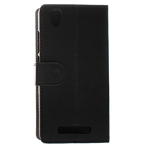 BeCool® – Schutzhülle Handytasche im Bookstyle für ZTE Blade A452, schützt Ihr Smartphone da es sich perfekt anpasst, mit Standfunktion, Fächer für Karten und Geldscheine und, natürlich, unser exklusives Design. Rosa Blüten. - 2
