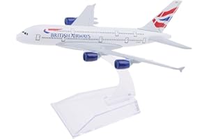 Tiuyii Model Airplane 1/400 Scale Airways Airplane Model Alloy Model Diecast Plane Model for Collection Wings, Model Aeroplane with Stand, Aviator, Model Making, Miniature Models
