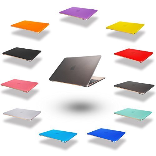 Macbook Hülle, dizauL ®Elegantes und leichtes Cover Ultra Dünn Schutz Hülle Case Cover Schutzabdeckung Hardcase Notebook Hülle Hartschale Etui für 2015 Apple NEW MACBOOK 12 '' in grau