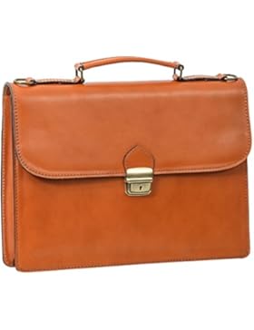 Gusti Leder studio „Neil“ große elegante Rindsleder Arbeitstasche Lehrertasche Aktentasche Rindsleder Businesstasche...