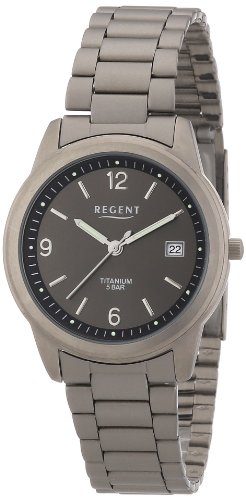 Regent Herren-Armbanduhr XL Analog Titan 11090159 Regent Herren-Armbanduhr XL Analog Titan 11090159