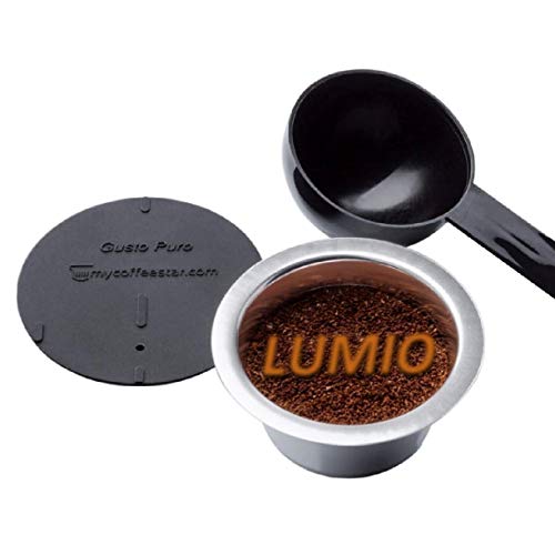 GUSTO PURO: cápsula de café rellenable de acero inoxidable para máquinas Nescafé Dolce Gusto® LUMIO.