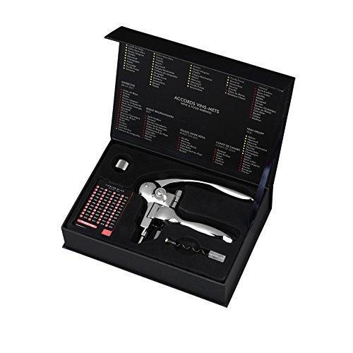 L’Atelier du Vin 095261-2 Korkenzieher-Set Sommelier (Set m. Tropfring und Wein-/Speisenführer) - 3