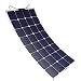 Produktbild L@ily Solar Panel Charger 100W 18V 12V Flexibles SunPower Solar Ladegerät Modul mit MC4 für RV, Boot, Kabine, Zelt, Auto, Trailer ect Oberfläche