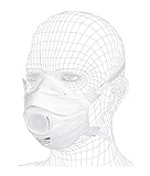 10 x SOLIDMAXX PRO Atemschutzmaske FFP3 mit Ventil -...