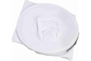 Zerodis Apicole Costume Équipement de Protection Professionnel Anti Abeille avec Capuchon en Voile Protection Totale pour Apiculture Apiculteur - Blanc L XL XXL(L)