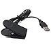Price comparison product image Awinner Charging Clip for Garmin Forerunner, Replacement USB Charger Adapter Charge Cord Charging Cable for Garmin Approach S1, Forerunner 110, and Forerunner 210 GPS Smart watch