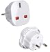 Produktbild Magic Global Gadgets® 3 Pin UK zu EU Europa Europäische Reise Urlaub 2 Pin Konverter Adapter Stecker für Frankreich, Deutschland, Spanien, Ägypten, China, Italien, Belgien, Kroatien, Portugal, Vereinigte Arabische Emirate, Belgien, Kroatien, Portugal und viele mehr