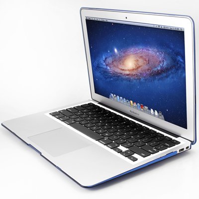 GMYLE Ultra Slim Matte Gummierte Plastik Harte Hülle Case für Macbook Air 11 Zoll – Blue - 3