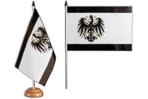 Flaggenfritze Tischflagge/Tischfahne Preußen + gratis Aufkleber