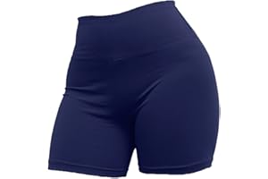 80 STREET Pantaloncini Shorts Sportivi Donna Vita Alta per Yoga Jogging Allenamento 100% Made in Italy