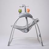 Elektrische Babyschaukel Automatische Baby Wiege Wippe LILOU 2 ( Fernbedienung, MP3-Player via USB, Netzadapter) - 4