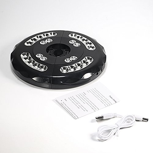 Außleuchten LED Lampe Nachtlicht Regenschirm-Licht Notlicht Camping-Zelt-Lampe Batterie betrieben 28 LED Drahtlose Licht für Party Camping - 7