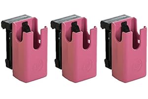 GHOST INTERNATIONAL Ghost Kit 3 Porta Caricatori per Tiro Dinamico Sportivo | 3 x PortaCaricatore Universale 360° Hybrid in ABS con Clip Rotativa | per Caricatori Bifilari ad Alta Capacità | Tiratori Destri o Mancini