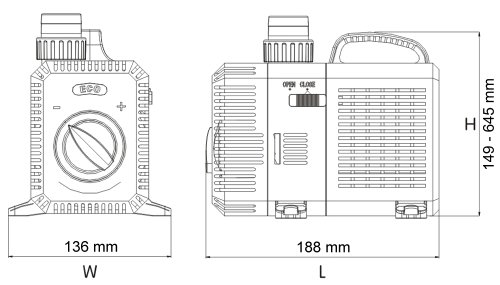 SunSun CTP-5003 SuperECO Springbrunnenpumpe Fontäne 5000l/h 30W - 3