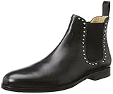  Melvin & Hamilton Damen Susan 37 Chelsea Boots, Schwarz (Salerno Rivets, Ela. Black, Hrs), EU