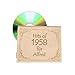 Produktbild Musik 1958 - Jahrgangsmusik-CD 1958 mit Ihrer individuellen Namens-Gravur - Geschenk zum 60. Geburtstag