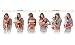 Upinva Ergonomic Baby Carrier Safety 4 in 1 Slings Breathable Mesh Airflow Wrap with Detachable Hipseat Head Support Suitable for Newborns Infants and Toddlers for All Seasons (Orange)