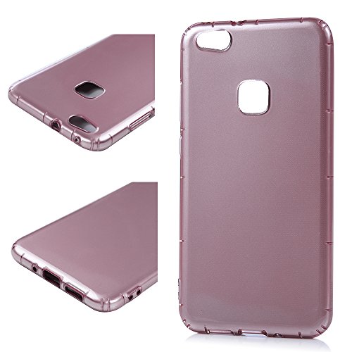 Huawei P10 Lite Silikon Case Huawei P10 Lite Handyhülle YOKIRIN Premium Relief Flexible TPU Silikon Case Schutzhülle Weich Cover Handytasche Etui Handycase Slim Fit Rutschfest Kratzfest Silikonhülle Lila - 2