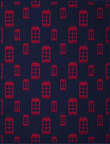 Biederlack Retro Phone Boxes, Cotton Blend, Blue, Single