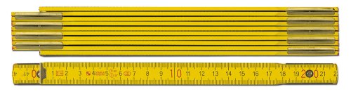 Stabila Messgeräte 01604 Holz-Gliedermaßstab 907 gelb