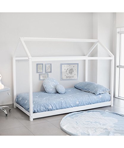 Cama montessori color blanco