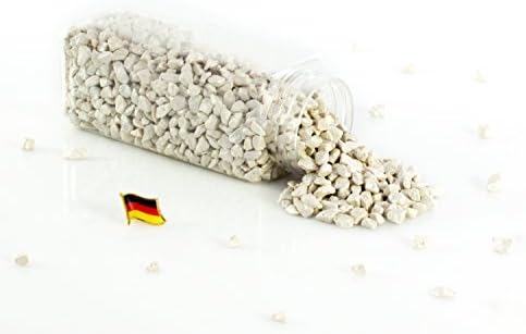 Set 3 x Grain Decorative/Decorative Stones Aslan, White – Pearl – Bright, 5 – 10 mm, Pot of 605 ml, produced in Germany – 3 units of Stones of Colours/Gravel Tiziano – monsterkatz