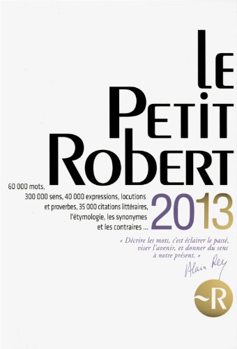 couverture de : Le Petit Robert couverture de : Le Petit Robert