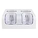 Produktbild Remote-Ladegerät für Wii, Hokyzam WL04 4 in 1 Wii Remote-Ladegerät mit 4 Akkus & LED-Licht für Nintendo Wii Remote-Weiss