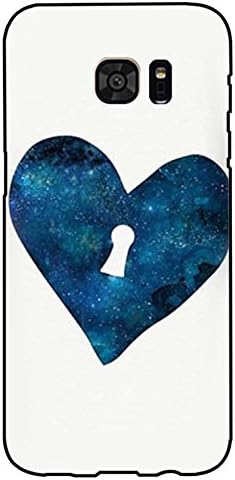 Shell for Samsung Galaxy S8 Plus Love Heart Lock Key Couple Phone Case Back Cover