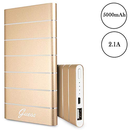Preisvergleich Produktbild Guess Batería Externa Stripes Aluminium 5000mAh - Dorado