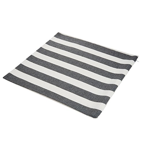 Avanzza 2er-Set Kissenhülle / Kissenbezug 40×40 cm in Schwarz für Kissen, Sofakissen / Sofa Kissen und Dekokissen / Deko Kissen aus der Linie Decor Chic - 7