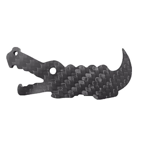 Preisvergleich Produktbild Lacoste Style Krokodil Schlüsselanhänger aus 100% Echtem Carbon