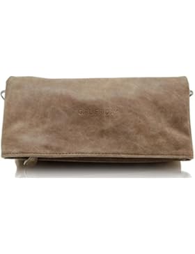 GIRL FRIDAY Clutch INGVILD Damen-Tasche Handtasche Umhängetasche Schultertasche 100% vegan hergestellt (29,5 x...