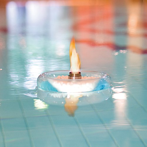 Carlo Milano Schwimmendes Glas-Dekofeuer für Bio-Ethanol - 3